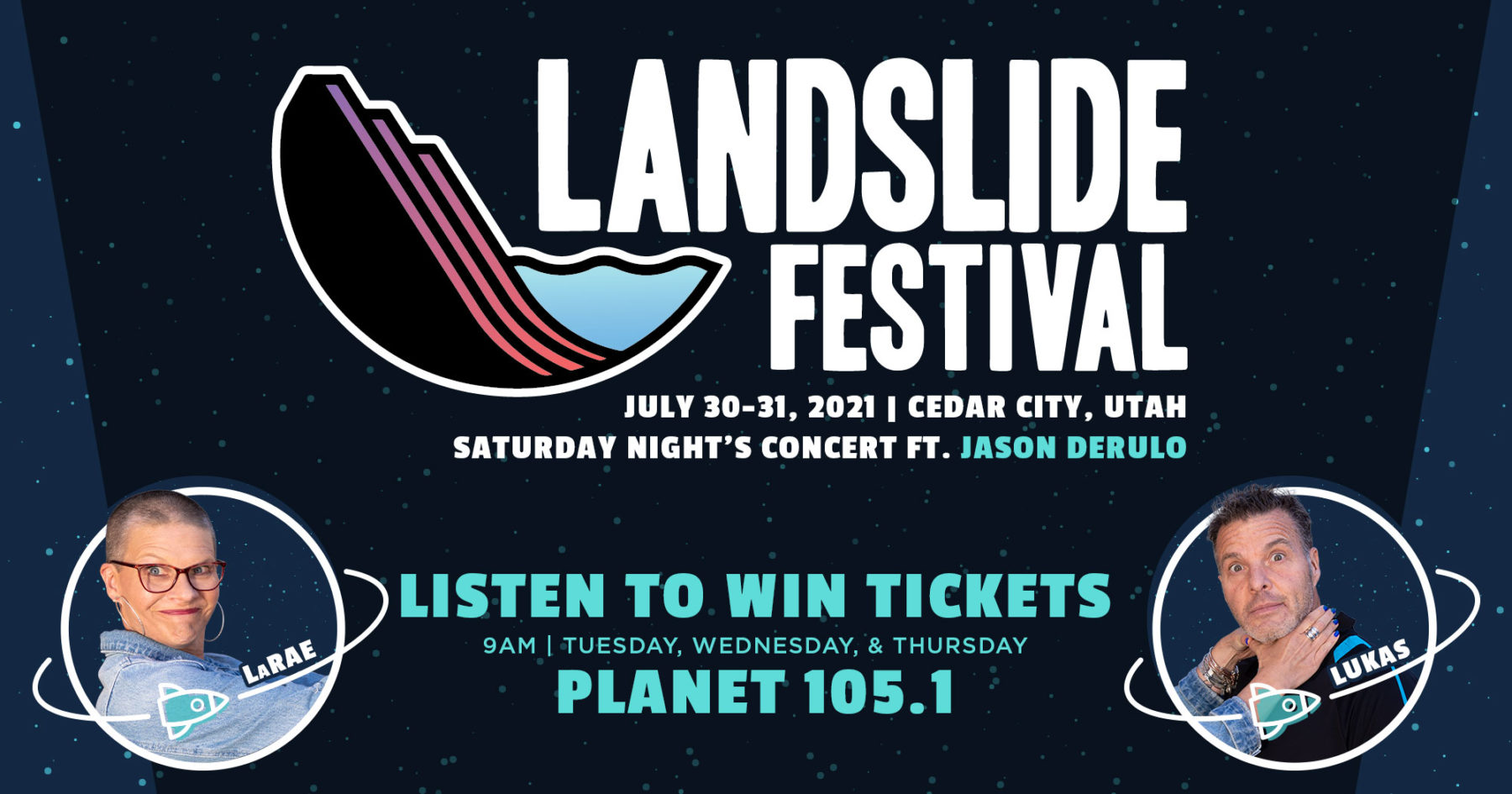 LANDSLIDE FESTIVAL AND JASON DERULO 105.1