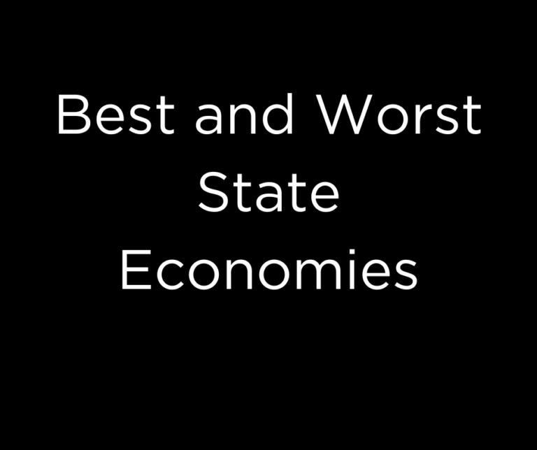 Best And Worst State Economies Planet 1051 1338